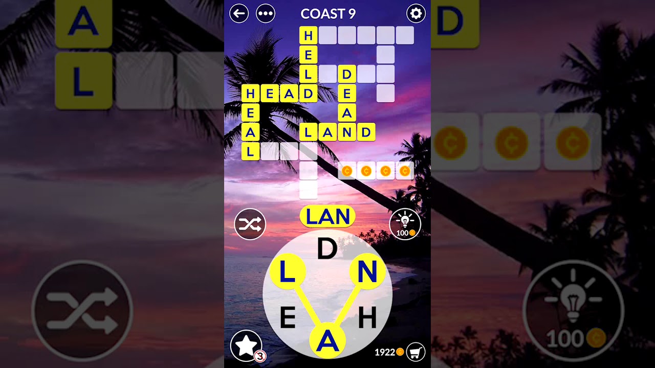 Wordscapes Coast 9 | Wordscapes Answers