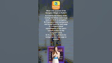 Flutter What is the purpose of the Navigator Widget in Flutter
