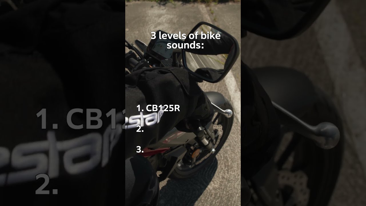 Three bikes - three sounds 🔊 CB125R / CBR650R / CBR1000RR-R