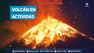 Espectacular Erupción Del Volcán De Fuego Explosiones, Retumbos Y Ceniza La Noche Del 9 De Febrero