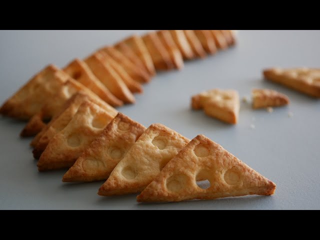 かなりうまい♡スライスチーズでチーズクッキー | Cheese cookies