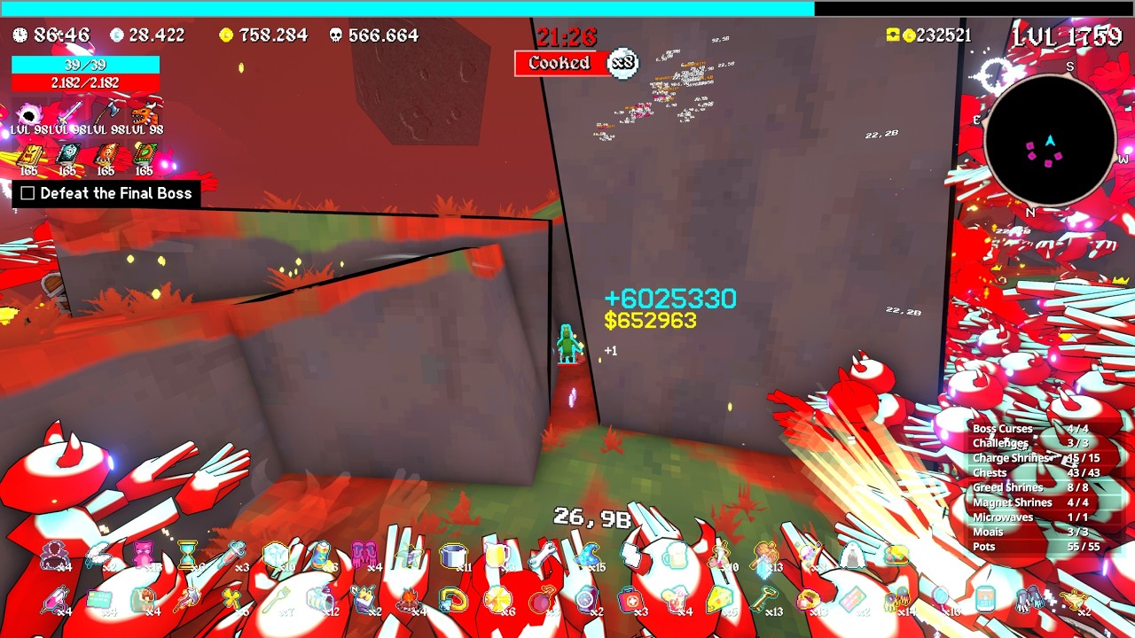 Hit Space to continue - 568k (Megabonk; Spaceman; 2026-02-24)