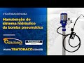Manutenção do sistema hidráulico da bomba pneumática mod 180 Yamaguchi #tratoracoensina