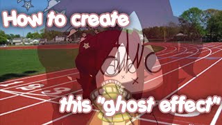 TUTORIAL How to create this ghost effect on capcut!! || #gacha #tutorial #fyp