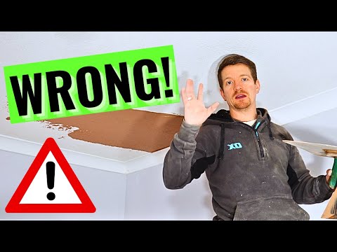 Are You Plastering Artex Ceilings Wrong?? AVOID THIS BIG PLASTERING MISTAKE