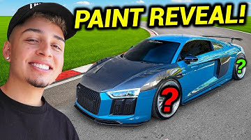 INSANE Transformation on My Twin Turbo Audi R8… New Paint Changed EVERYTHING!