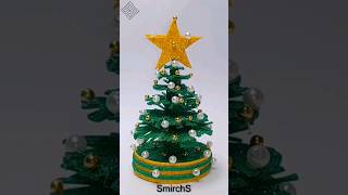 Glitter Foam Paper Christmas Tree Making ? Navidad DIY Crafts  ChristmasTree Manualidades