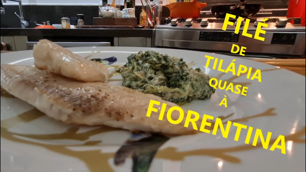 10 Filé de tilápia quase à fiorentina - UM MARINHEIRO NA COZINHA