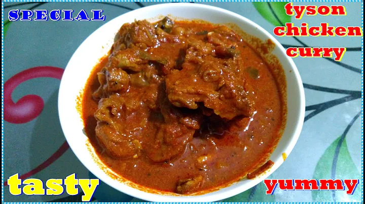 How to make special tasty TYSON CHICKEN CURRY/Kera...