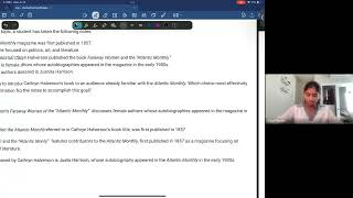 Rhetorical Synthesis - SAT Reading & Writing