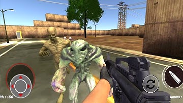 Evil Horror Monsters 2 - Zombie FPS Shooting Game - Android GamePlay.