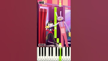 Jax Rate Pomni’s New Outfit (The Amazing Digital Circus) @fash - Piano Tutorial