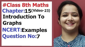 Ncert Class 8 Maths Chapter-15 Introduction To Graph  (Video- 23 ) Example- 7