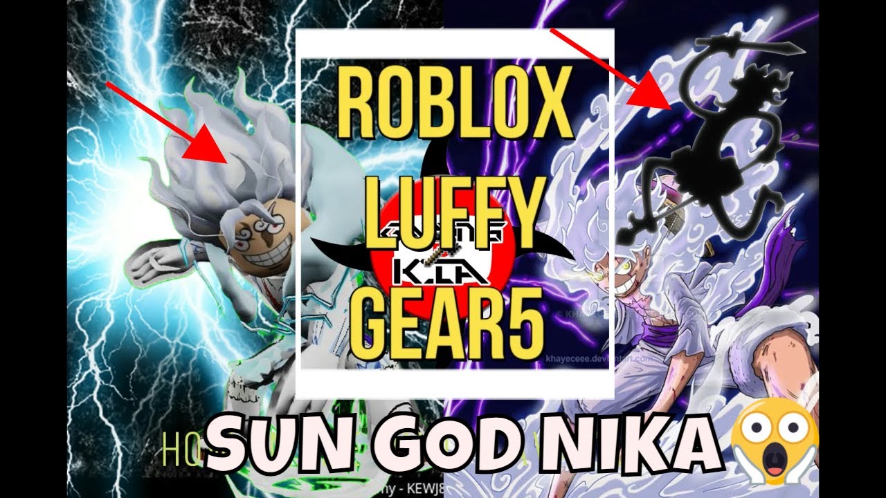 How to make Luffy Gear 5 (Sun God - Nika) in Roblox