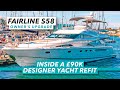 Fairline Squadron 58 owner's upgrade | £90k designer refit by Setag Yachts | Motor Boat & Yachting