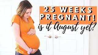 25 WEEKS PREGNANT | 2nd Trimester with Nausea + Insomnia + Heartburn