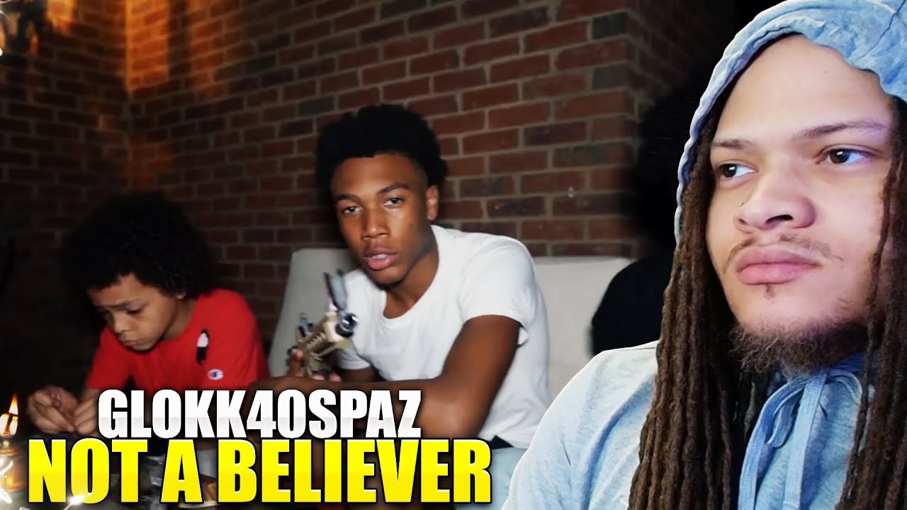 HOW OLD IS LIL BRO?! Glokk40Spaz - Not A Believer REACTION!