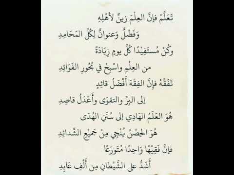 أجمل ما قيل من شعر عن العلم اللغة العربية لغتي هويتي فائدة لغوية شعر عن العلم مستر حسام الزلباني 