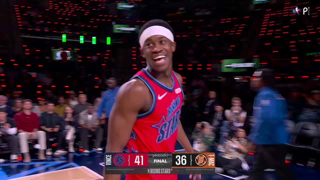 Edgecombe SCORES 10 STRAIGHT! Team Vince vs Team T-Mac Final Minutes UNCUT | Castrol Rising Stars