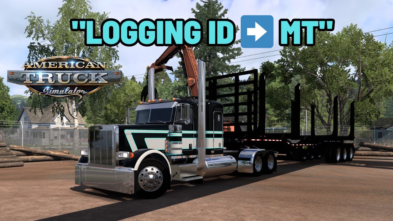 The Most Scenic (And Dangerous) Route in ATS Sandpoint to Missoula | American Truck Simulator