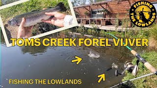 Toms Creek Forel Vijver in Lelystad met Hans en Remo. Vandaag ook drone videobeelden gemaakt.