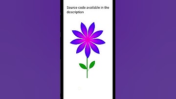 Draw Flower in python | pydroid3 app |  turtle graphics #shortvideo #shorts #coding