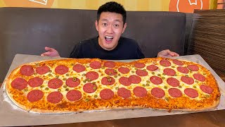 製作超大披薩，超好吃！Makes super big pizza, super delicious