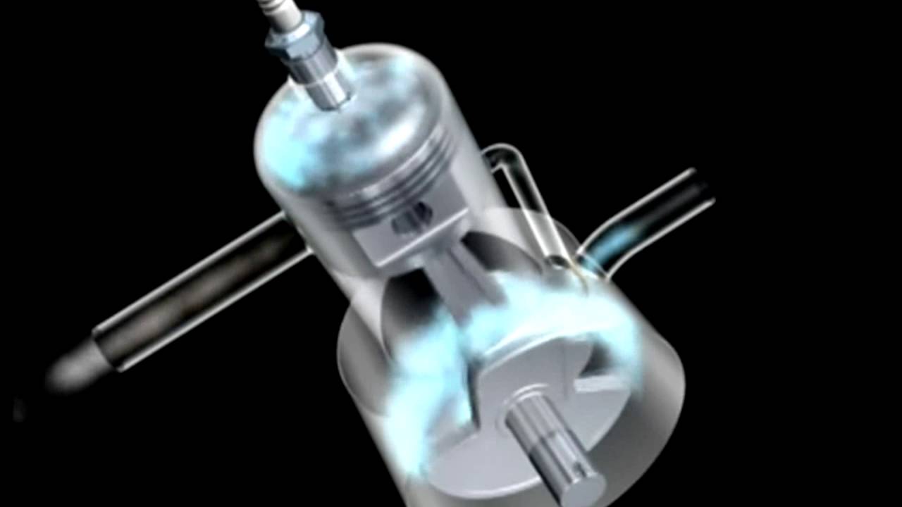 Simulación del funcionamiento de un motor (2 Tiempos) YouTube Simulación del funcionamiento de un motor (2 Tiempos) YouTube