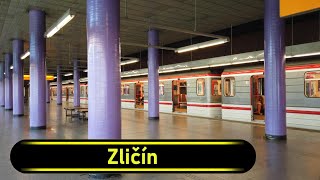 Stanice metra Zličín - Praha 🇨🇿 - Návod 🚶
