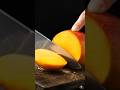 🥭 CRISP Mango Slicing ASMR | Extreme Macro 4K