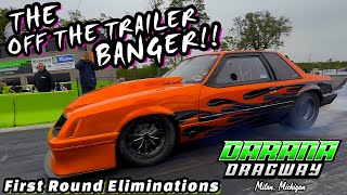 CRAZY MATCHUPS!! - OFF THE TRAILER BANGER - First Round Eliminations - Darana Dragway - Milan 