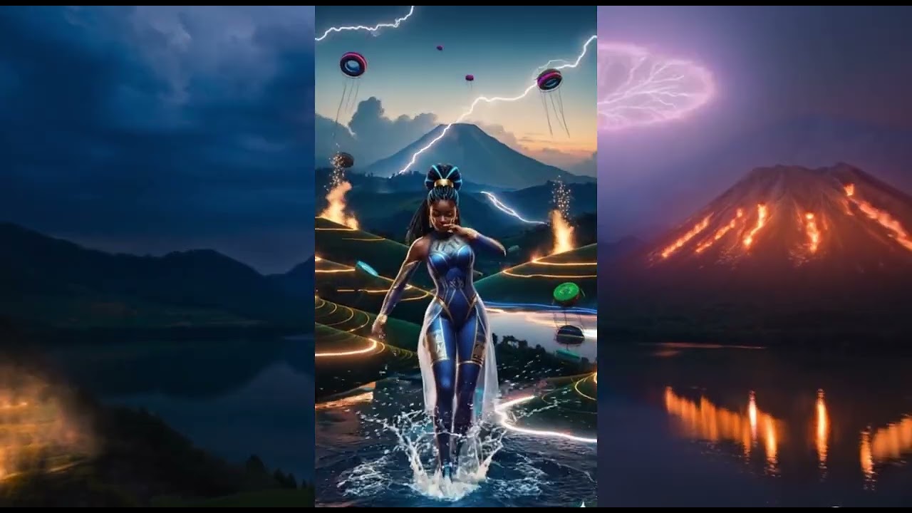 Rwandan Ingoma House: 'The Hills of Rwanda' by Information 4 Society | Rwandan E-Girl Dances n Neon