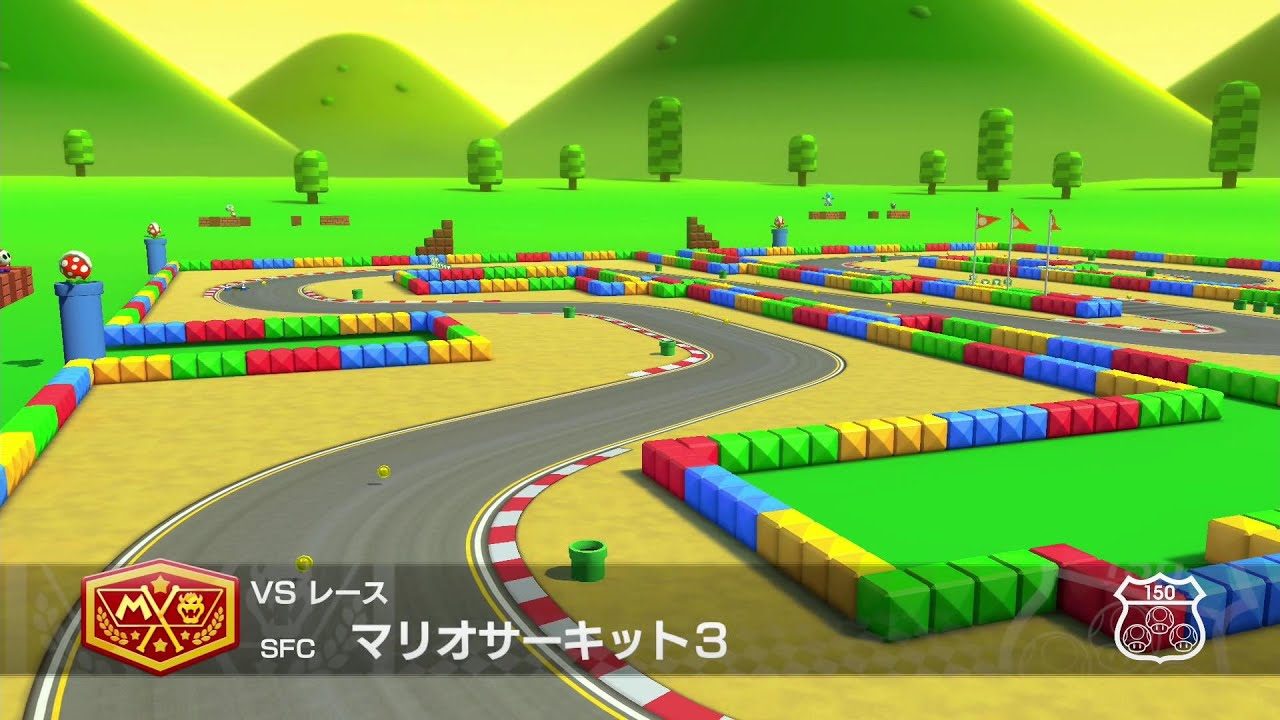 マリオカート8DX】 SFC マリオサーキット3 - YouTube