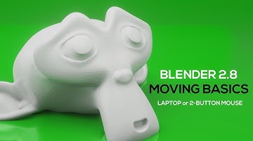 How to Move in Blender 2.8 on a Laptop (2020)  Orbit, Pan, & Zoom with 2 Button Mouse or Trackpad