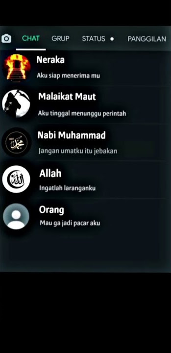 notifikasi chat - islam