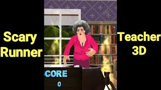 Scary Runner Teacher 3D screenshot 2