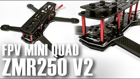 ZMR250 V2 250 Carbon Mini Quad - PDB & LED - Part 1