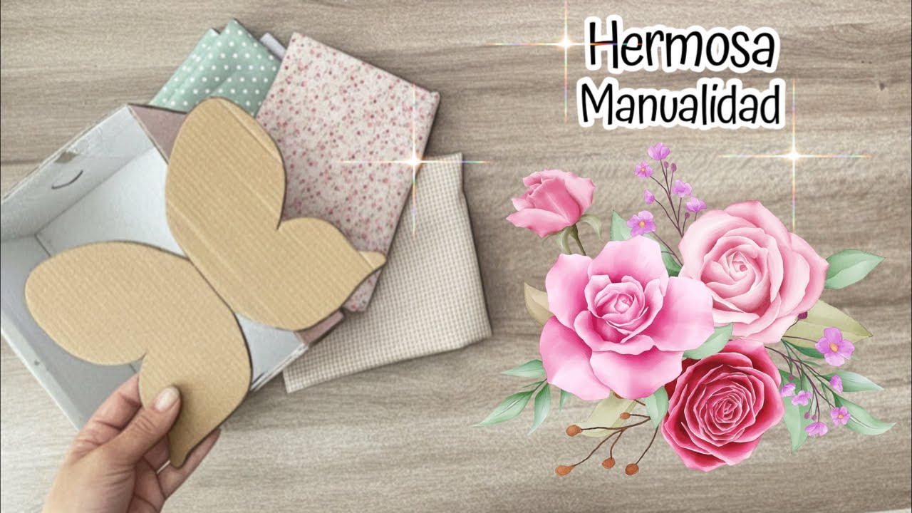 ✨ Hagamos esta linda Manualidad 💖💚💛Diy Home Decor