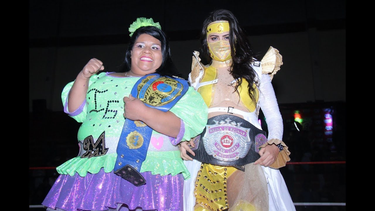 Lady Shani y Big Mami vs Goya Kong y la Hiedra en la Arena Neza