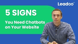 5 Signs you need chatbots on your website