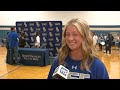Lydia Garrett of Bishop Dwenger full interview on signing with Saint Francis softball