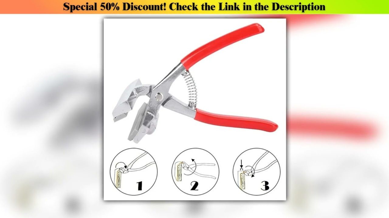 Deal Alloy Canvas Stretching Pliers Spring Handle for Stretcher Bars Artist Framing Tool 12CM Width