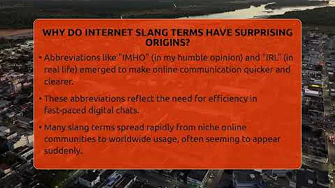 Why Do Internet Slang Terms Have Surprising Origins? - SlangXplained