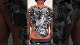 Celebrity Start to a fun new full back tattoo piece project Booking Email: Tatubabytattoo@gmail.com #tatubaby Wealth