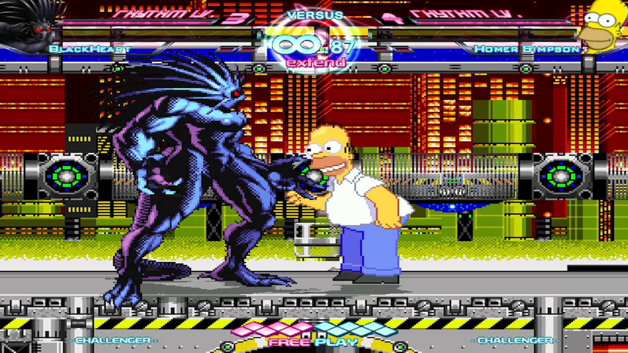 MUGEN: Everybody Hates Homer (Miles Edition)