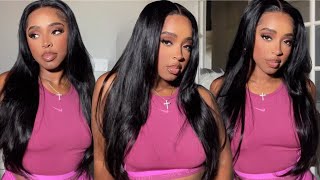 The BEST Glueless Wig! Pre Cut, Plucked, &amp; Bleached Very Quality and Affordable Ft WestKiss Hair