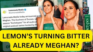 MEGHAN- LEMONS TURNING “BITTER” ALREADY? LATEST NEWS  #royal #meghanandharry #meghanmarkle
