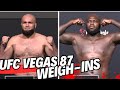 UFC Vegas 87 Official Weigh-Ins: Rozenstruik vs Gaziev