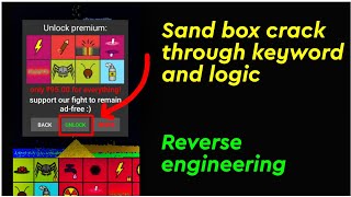 sand box crack. smali tutorial. reverse engineering.