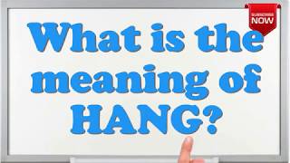 This page is all about abbreviation, acronym and meaning of the given
term hang. not able to find full form or hang may be you are looking
fo...